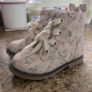 Toddler Floral Boots